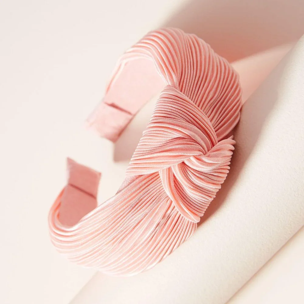 🌷 NEW Anthropologie Pink Peach Pia Knotted Headband